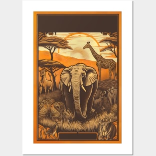 Vintage travel posters of Africa Posters and Art